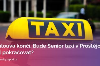 Smlouva končí. Bude Senior taxi v Prostějově dál pokračovat?